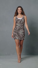 Load and play video in Gallery viewer, Flower + Vine Cotton Bodycon Dress, Art Nouveau Inspired Dress
