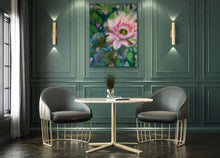 Load image into Gallery viewer, Cactus Bloom I, Oil Painting Reproduction Printed On Traditional Stretched Canvas, Original Art By Melodia, Cactus, Cacti, Succulent Art
