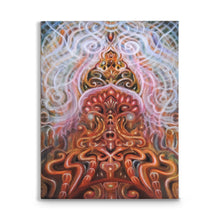 Load image into Gallery viewer, Energy Temple Oil Painting By Melodia Reproduced On Traditional Stretched Canvas, Original Art, Wall Art, Meditation, Spiritual, Energy Art
