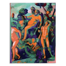 Load image into Gallery viewer, Triumph Of Bacchus, Contemporary Remix, Oil Painting By Melodia Reproduced On Traditional Stretched Canvas, Modern Renaissance Wall Art
