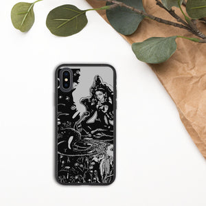 Lakshmi Biodegradable iPhone Case, Original Art by Melodia, Sublimation Printed on Eco-Friendly Phone Case, Goddess, Boho Case