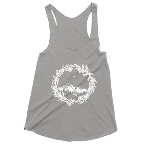 Wanderlust Tank Top, Mountains, Camping, Travel, Outdoors Lover, Colorado, Mountains, Original Art By Melodia, Comfy Bella Canvas Tank